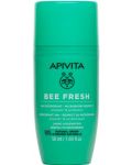 Apivita Bee Fresh Рол-он дезодорант против изпотяване, 50 ml - 1t