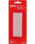 Лепилни пръчки силикон APLI – ø 7,5 х 10 cm, 10 броя - 1t