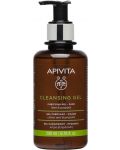 Apivita Face Cleansing Антисептичен почистващ гел за мазна кожа, 200 ml - 1t