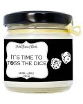 Ароматна свещ - It's time to toss the dice, 106 ml - 1t