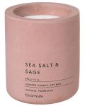 Ароматна свещ Blomus Fraga - L, Sea Salt & Sage, Withered Rose - 1t