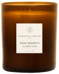 Ароматна свещ Essential Parfums - Rose Magnetic by Sophie Labbé, 270 g - 1t