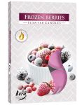 Ароматни чаени свещи Bispol Aura - Frozen Berries, 6 броя - 1t
