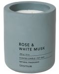 Ароматна свещ Blomus Fraga - L, Rose & White Musk, FlintStone - 1t