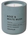 Ароматна свещ Blomus Fraga - S, Rose & White Musk, FlintStone - 1t