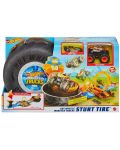 Комплект Hot Wheels Monster Trucks - Автомобилна гума за каскади - 1t