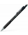 Автоматичен молив Faber-Castell Grip - 0.7 mm, черен  - 1t