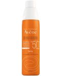 Avène Sun Комплект - Слънцезащитен флуид и спрей, SPF 50+, 50 + 200 ml - 5t