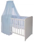 Балдахин за бебешко легло Lorelli - Color Pom Pom, 280 x 160 cm, син - 1t
