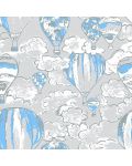 Бамбукова пелена Texpol  - Небе, 120 x 120 cm, синя  - 2t
