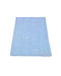 Детско плетено одеяло Baby Matex - Синьо - 1t