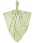 Бамбукова пелена Texpol - Сърца, 75 x 75 cm, жълта - 1t