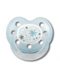 Бебешка силиконова залъгалка Baby Nova - Снежинка - 1t