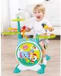  Барабани Hola Toys - На стойка със столче - 2t