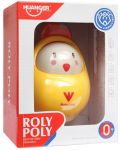 Бебешка играчка Huanger - Roly Poly, пиле  - 4t