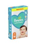 Бебешки пелени Pampers - Active Baby 3, 70 броя  - 8t