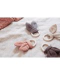 Бебешка силиконова гризалка Jollein - Bunny Ears Rosewood - 4t
