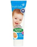 Бебешка паста за зъби Brush Baby - Applemint, с флуорид, 50 ml - 1t