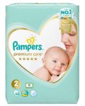 Бебешки пелени Pampers Premium Care - VP, Размер 2, 4-8 kg, 68 броя - 1t