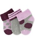 Бебешки хавлиени чорапи Sterntaler - 13/14 размер, 0-4 месеца, 3 чифта - 1t