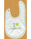 Бебешки лигавник с копче For Babies - I love organic - 1t