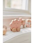 Бебешка дървена играчка Jollein - Количка, Shell Pink - 5t