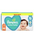 Бебешки пелени Pampers - Active Baby 3, 66 броя  - 5t
