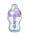 Бебешко шише Tommee Tippee Advanced Anti-Colic - 260 ml, с биберон 1 капка, розово - 1t