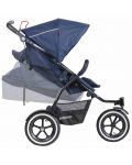 Бебешка количка за едно или породени деца Phil & Teds - Sport V5, Синя - 4t