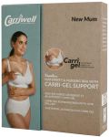 Безшевен сутиен за кърмене Carriwell - Carri-Gel, размер, XL, бял - 6t