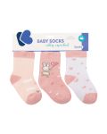 Бебешки чорапи Kikka Boo Rabbits in Love - Памучни, 0-6 месеца - 1t