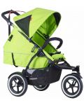 Бебешка количка за едно или породени деца Phil & Teds - Sport V5, Зелена - 4t