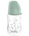 Бебешко шише NIP Green - Cherry, Flow M, 0 м+, 260 ml, зелено - 1t