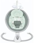 Бебешка електрическа люлка KikkaBoo - Twiddle, Mint - 1t