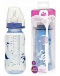 Бебешко шише NIP - Trendy, РР, Flow B, 6 м+, 250 ml - 2t