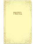 Бележник Lastva Pastel - А6, 96 л, офсет, редове, жълт - 1t