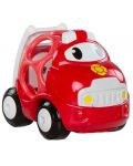 Бебешка играчка Bright Starts - Go Grippers Vehicle, пожарна кола - 1t