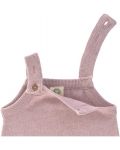 Бебешки гащеризон Lassig - Cozy Knit Wear, 50-56 cm, 0-2 месеца, розов - 3t