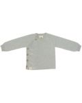 Бебешки пуловер Lassig - 50-56 cm, 0-2 месеца, сив - 1t