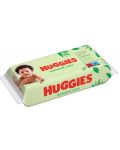 Бебешки мокри кърпички Huggies - Natural Care, 56 броя - 2t