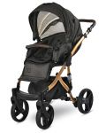 Бебешка количка Lorelli - Rimini Premium, Black Jasper - 5t