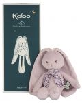 Бебешка плюшена играчка Kaloo - Pink Small, Зайче, 25 cm - 2t