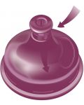 Бебешко шише с клапа NIP - Kids cup, за момичета, 330 ml - 3t