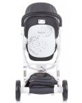 Бебешка количка Chipolino Електра - Бяла рама,  сребро - 3t