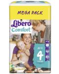 Бебешки пелени Libero Comfort - Mega 4, 82 броя  - 1t