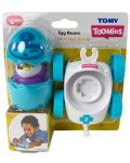 Бебешка играчка Tomy Toomies - Състезателно яйце, Приятелче, синьо - 2t