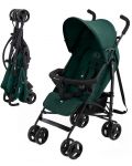 Бебешка лятна количка KinderKraft - Tik, зелена - 2t