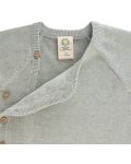 Бебешки пуловер Lassig - 74-80 cm, 7-12 месеца, сив - 3t
