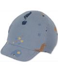 Бейзболна шапка с UV 50+ защита Sterntaler - С динозаври, 53 cm, 2-4 години - 1t