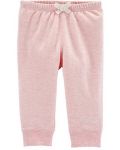 Бебешки спортен панталон Carter's - Розов, 3-6 месеца, 68 cm - 1t